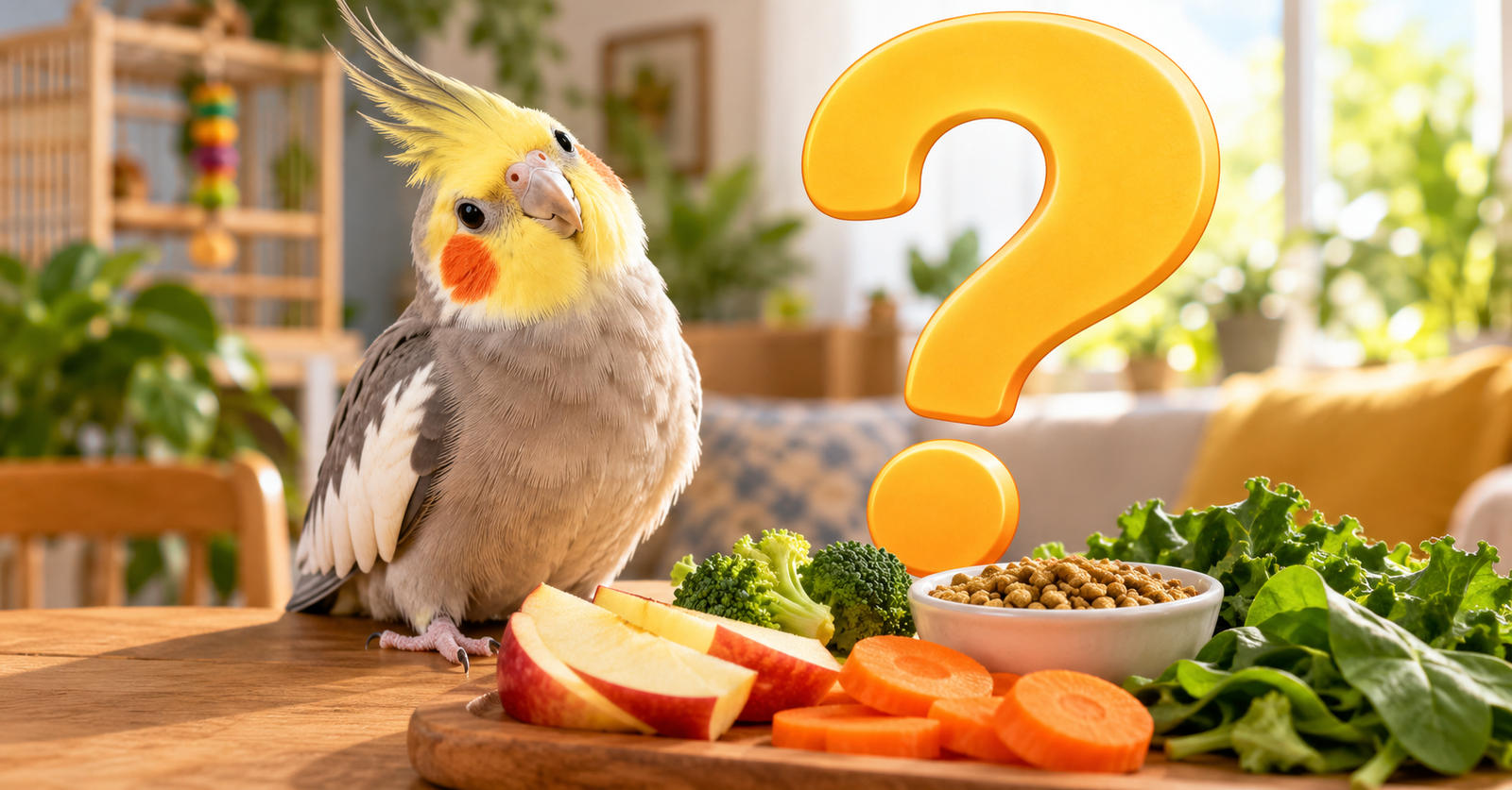 Perguntas-Frequentes-Sobre-O-Que-Calopsita-Pode-Comer O Que Calopsita Pode Comer? Tome Cuidado!